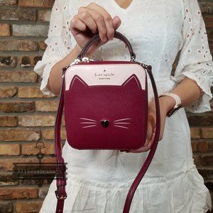 Kate Spade NY New York Cat Daisy Crossbody PINK MULTI AUTHENTIC Christmas Shop